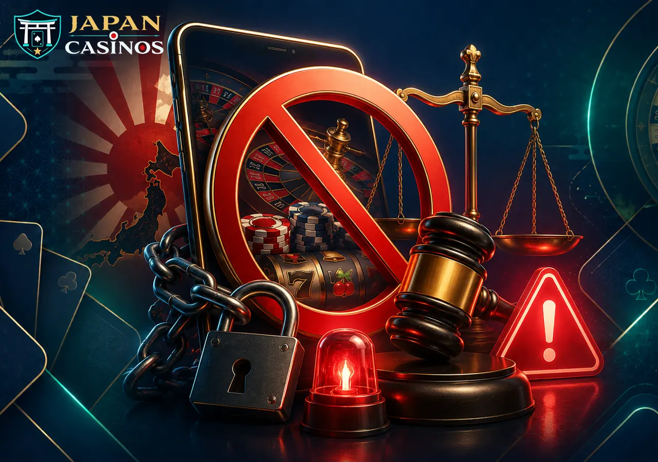 日本のオンラインカジノに関する法的リスクと重要な警告